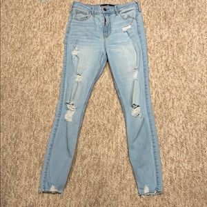 Hollister high rise super skinny jeans